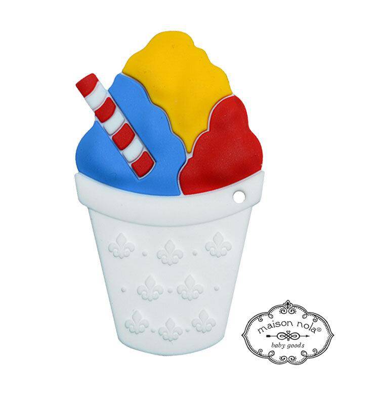 Maison NOLA - Maison Nola Snowball Silicone Teether - Little Miss Muffin Children & Home