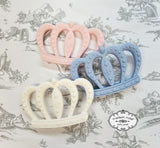 Maison NOLA Maison Nola Royal Crown Teether (Available in Blue, Pink and Ivory) - Little Miss Muffin Children & Home