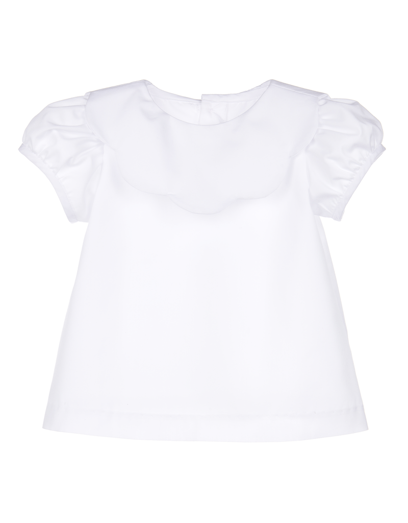 Sophie & Lucas - Sophie & Lucas Scallop Top - Little Miss Muffin Children & Home