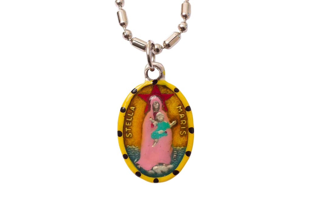 Saints For Sinners Saints For Sinners Stella Maris Hand Painted Medal - Little Miss Muffin Children & Home