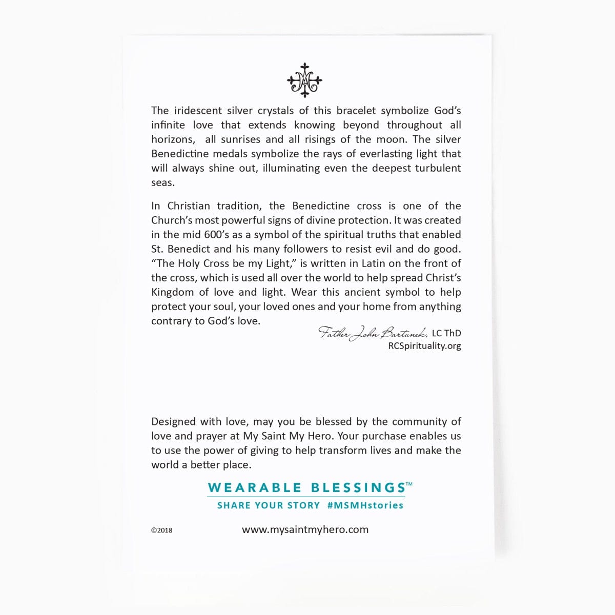 My Saint My Hero My Saint My Hero Stellar Blessings Iridescent Bracelet - Little Miss Muffin Children & Home