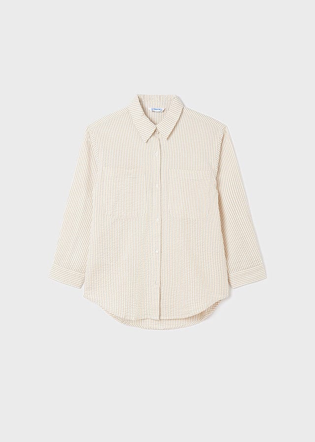 Mayoral Mayoral Two Piece Seersucker Blouse Set - Little Miss Muffin Children & Home