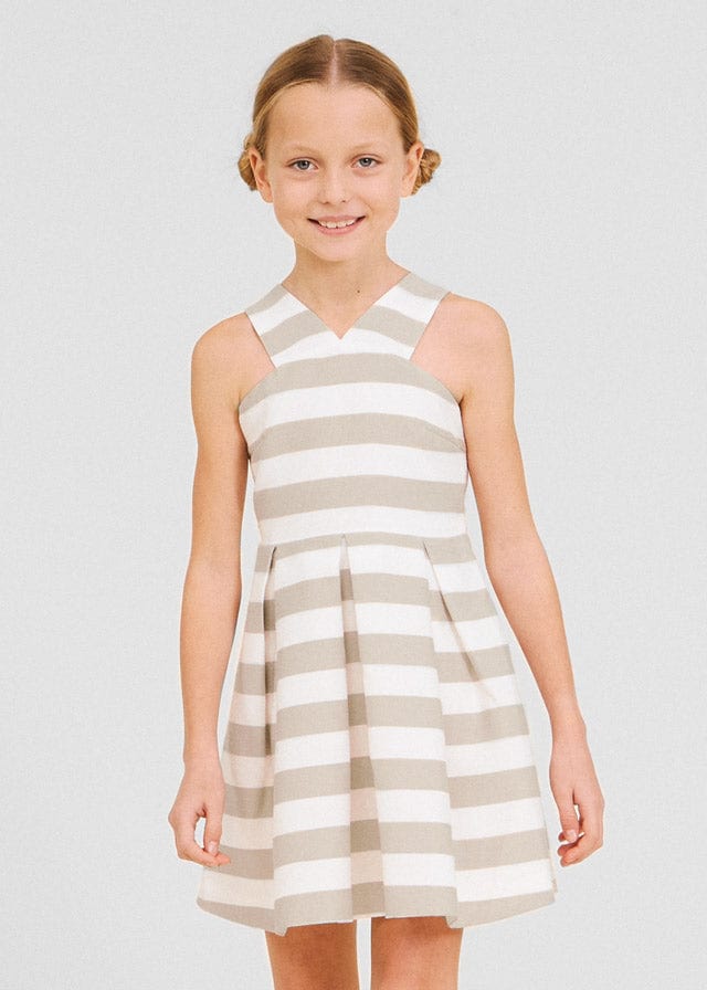 Mayoral Mayoral Striped Ottoman Dress - Little Miss Muffin Children & Home
