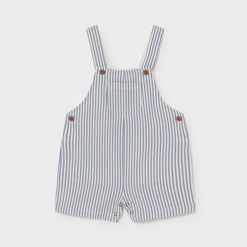 Mayoral Mayoral Striped Linen Overalls for Baby Boy - Little Miss Muffin Children & Home