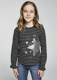 Mayoral Mayoral Girl's Striped Long Sleeve Star Tee - Little Miss Muffin Children & Home