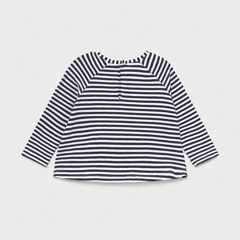 Mayoral Mayoral Long Sleeve Striped Tee for Baby Girl - Little Miss Muffin Children & Home