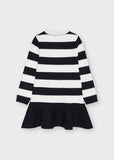 Mayoral Mayoral Striped Bow Sweater Dress - Little Miss Muffin Children & Home