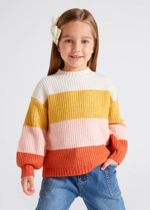 MAY - Mayoral Usa Inc Mayoral Striped Block Sweater - Little Miss Muffin Children & Home