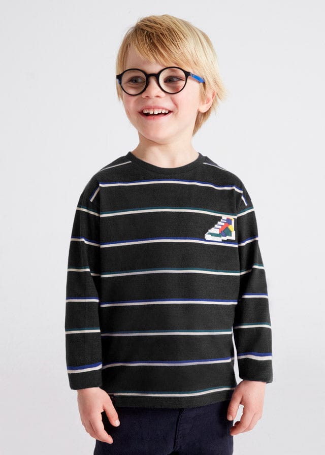MAY - Mayoral Usa Inc Mayoral Usa Inc Striped Long Sleeve T-shirt - Little Miss Muffin Children & Home