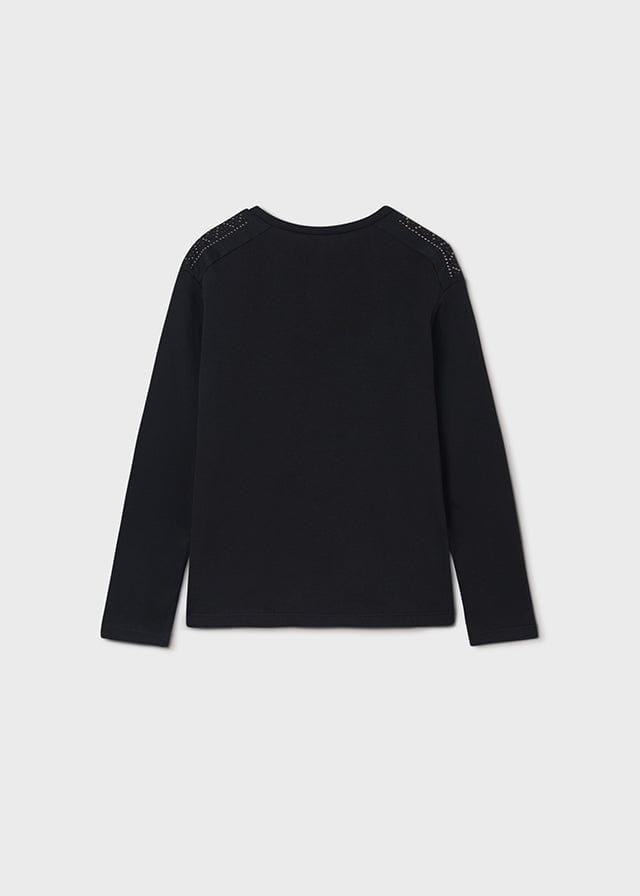 MAY - Mayoral Usa Inc Mayoral Long Sleeve Studded T-Shirt - Little Miss Muffin Children & Home