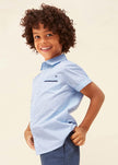 Mayoral Usa Inc Mayoral Short Sleeve Button Up Shirt - Little Miss Muffin Children & Home