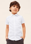 Mayoral Usa Inc Mayoral Short Sleeve Button Up Shirt - Little Miss Muffin Children & Home