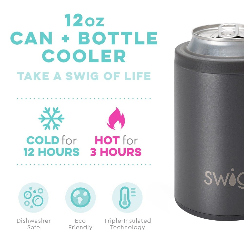 Swig Life Swig Life Grey Can + Bottle Cooler - Little Miss Muffin Children & Home