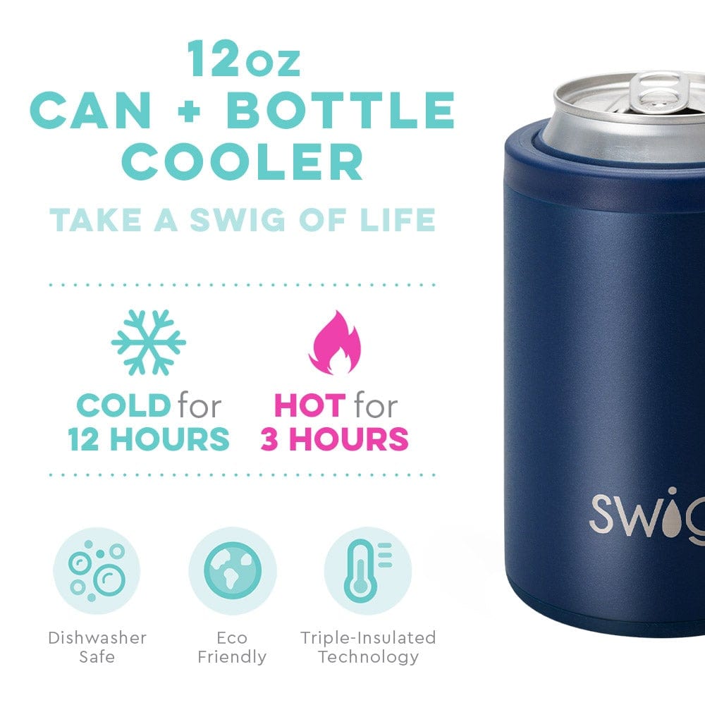 Swig Life Swig Life Navy Can + Bottle Cooler - Little Miss Muffin Children & Home