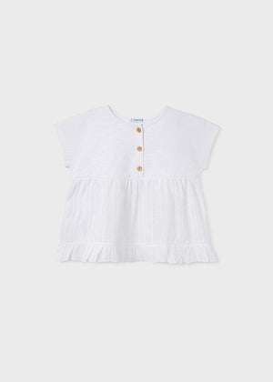 Mayoral Mayoral Short Sleeve Flowy Top - Little Miss Muffin Children & Home