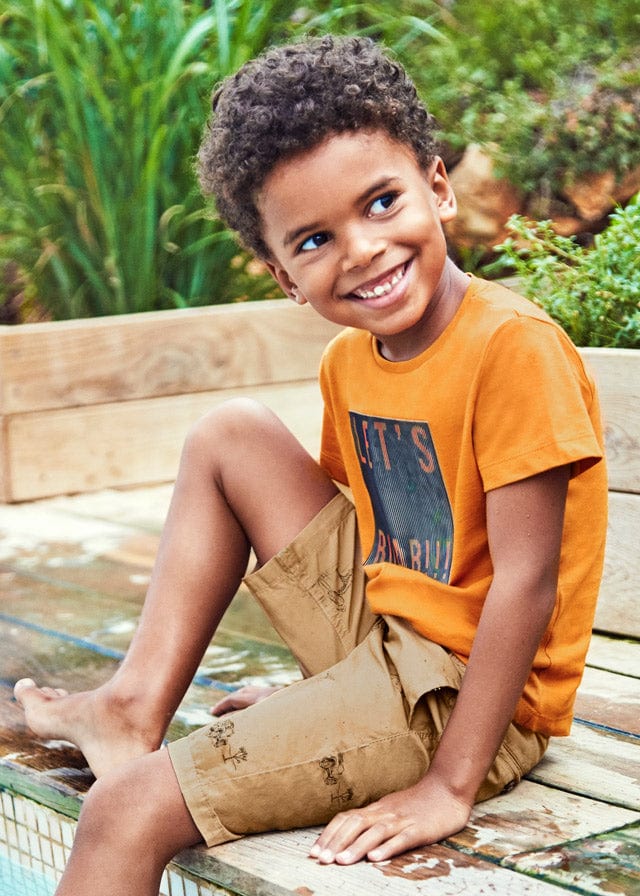 Mayoral Mayoral 3.005 Short Sleeve 3-D Tiger T-SHIRT - Little Miss Muffin Children & Home