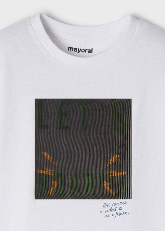 Mayoral Mayoral 3.005 Short Sleeve 3-D Tiger T-SHIRT - Little Miss Muffin Children & Home