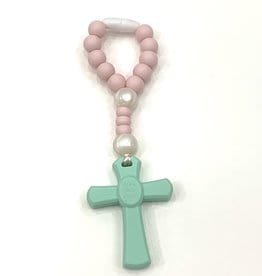 The Little Flower Gift Shop The Little Flower Gift Shop Beads Of Grace Decade Teething Rosary - Little Miss Muffin Children & Home