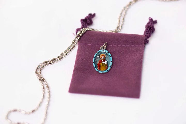 Saints For Sinners Saints For Sinners Saint Teresa of Avila Hand Painted Medal - Little Miss Muffin Children & Home