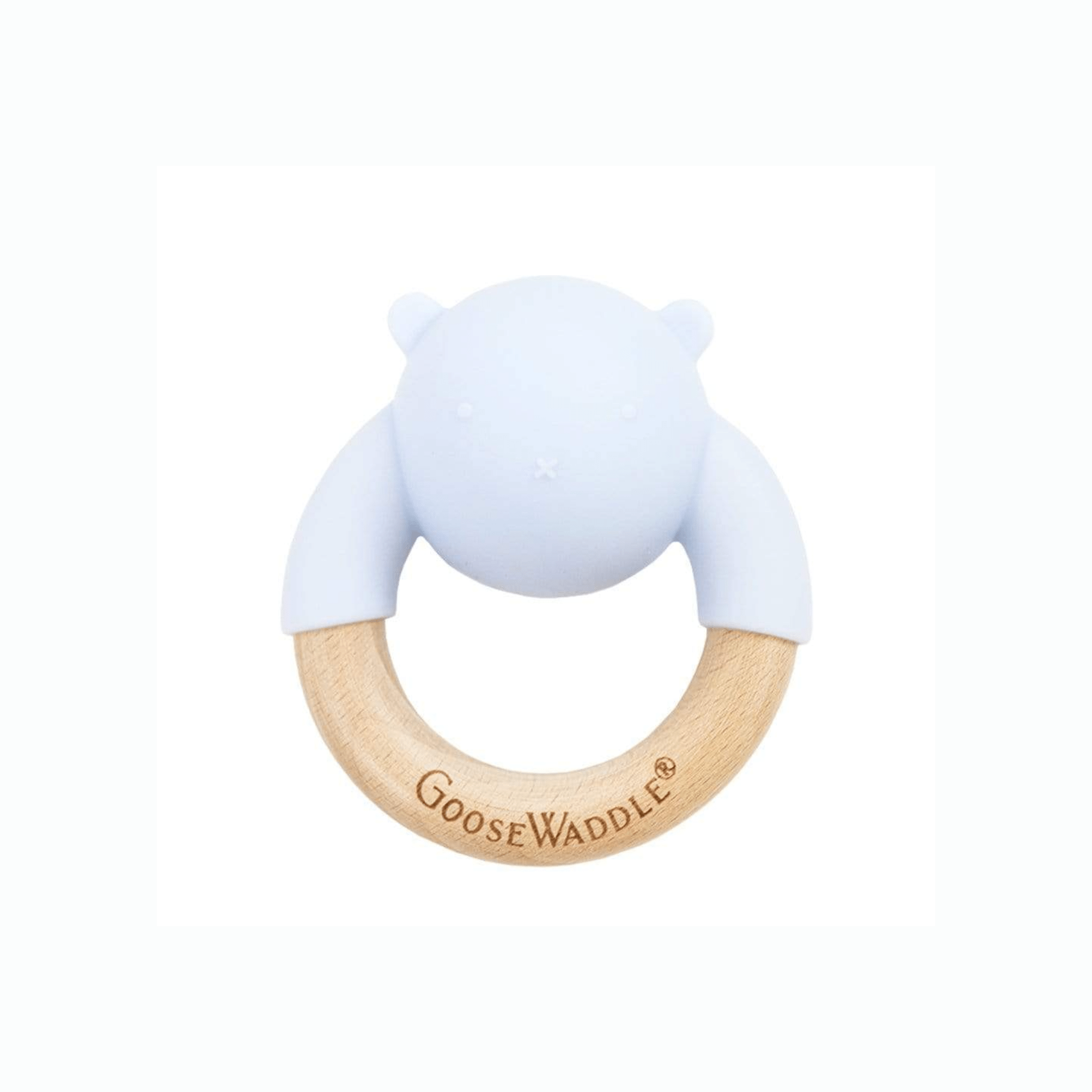 PLL - Goosewaddle + Pello Goosewaddle + Pello Silicone + Wood Rattle Bear - Little Miss Muffin Children & Home