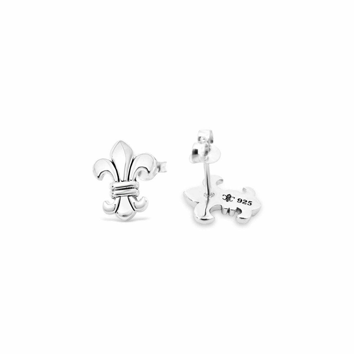 Cristy Cali Cristy Cali Loyalty & Dedication Fleur de Lis Dainty Earrings - Little Miss Muffin Children & Home