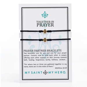 My Saint My Hero - My Saint My Hero Together in Prayer Bracelets - Little Miss Muffin Children & Home