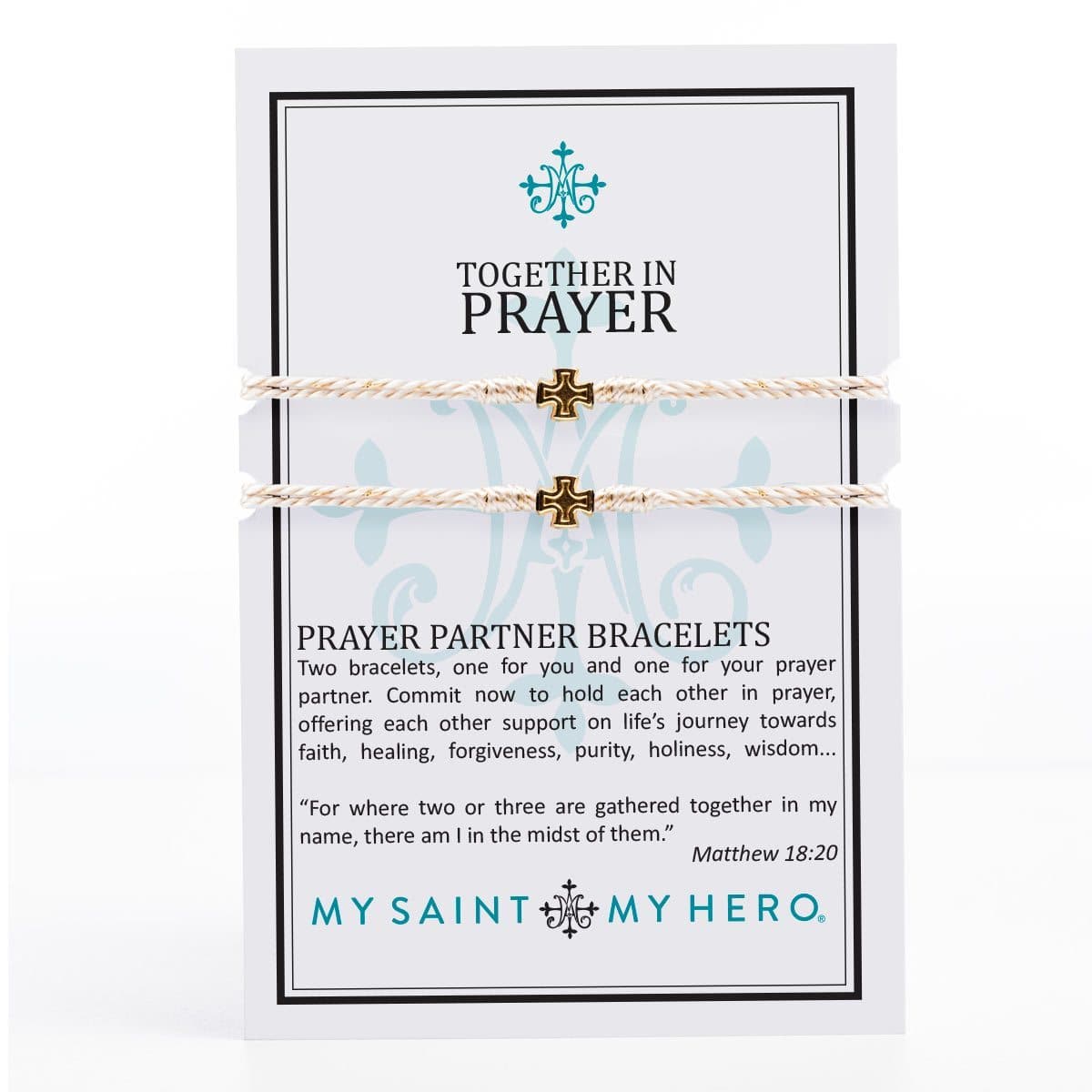 My Saint My Hero - My Saint My Hero Together in Prayer Bracelets - Little Miss Muffin Children & Home