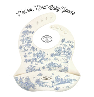 MSN - Maison Nola Maison Nola Storyland Toile Silicone Bib - Little Miss Muffin Children & Home