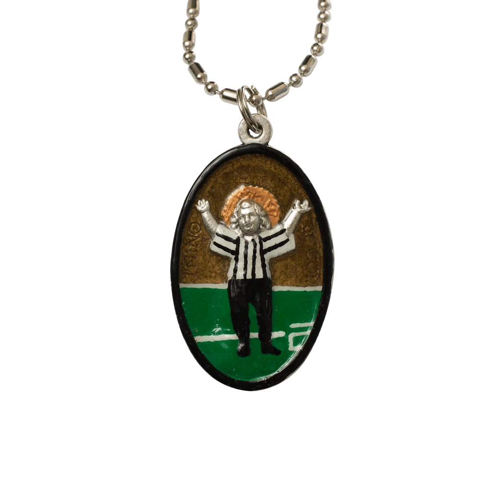 Saints For Sinners Saints For Sinners Touchdown Jesus Hand Painted Medal - Little Miss Muffin Children & Home
