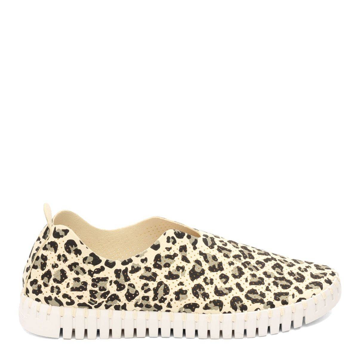Ilse Jacobsen Tulip Slip On Sneakers In Creme Leopard – Little Miss Muffin Children & Home