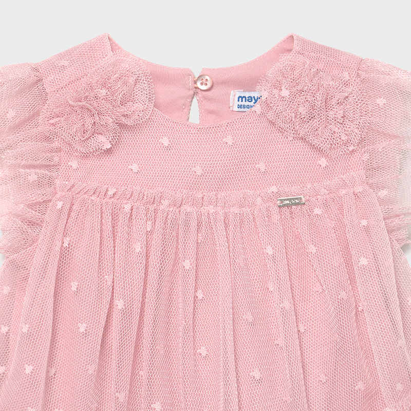 Mayoral Mayoral Rose Tulle Dress for Baby Girls - Little Miss Muffin Children & Home