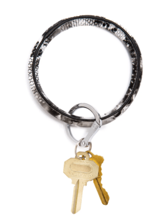O-Venture - Oventure - Animal Print Leather Key Ring - Little Miss Muffin Children & Home