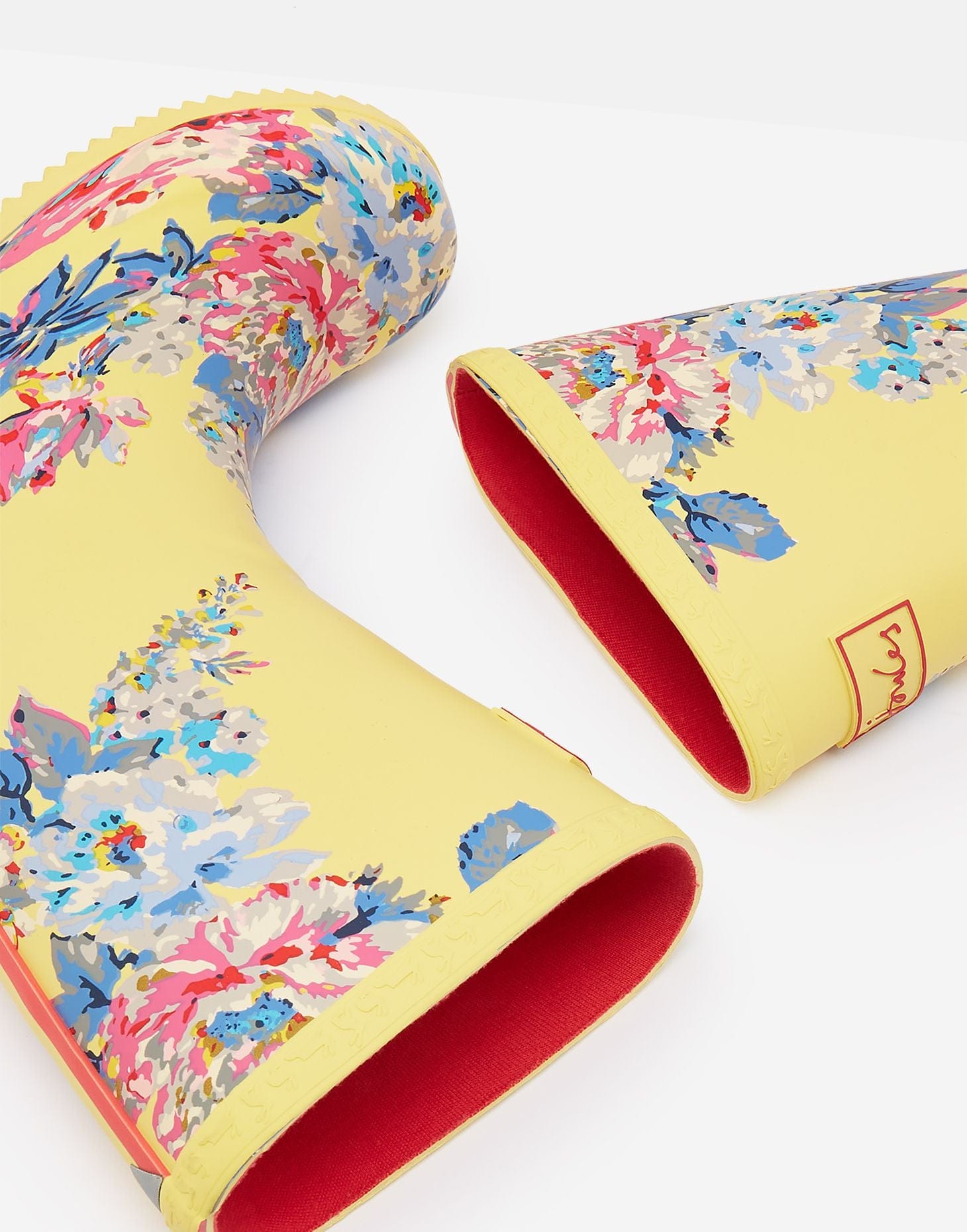 Joules Joules 216592 Roll Up Flexible Printed Rain Boots Yellow Floral - Little Miss Muffin Children & Home