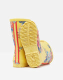 Joules Joules 216592 Roll Up Flexible Printed Rain Boots Yellow Floral - Little Miss Muffin Children & Home