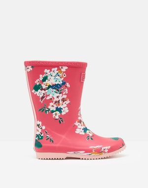 JLS - Joules Usa Inc Joules Pink Floral Flexible Printed Welly - Little Miss Muffin Children & Home