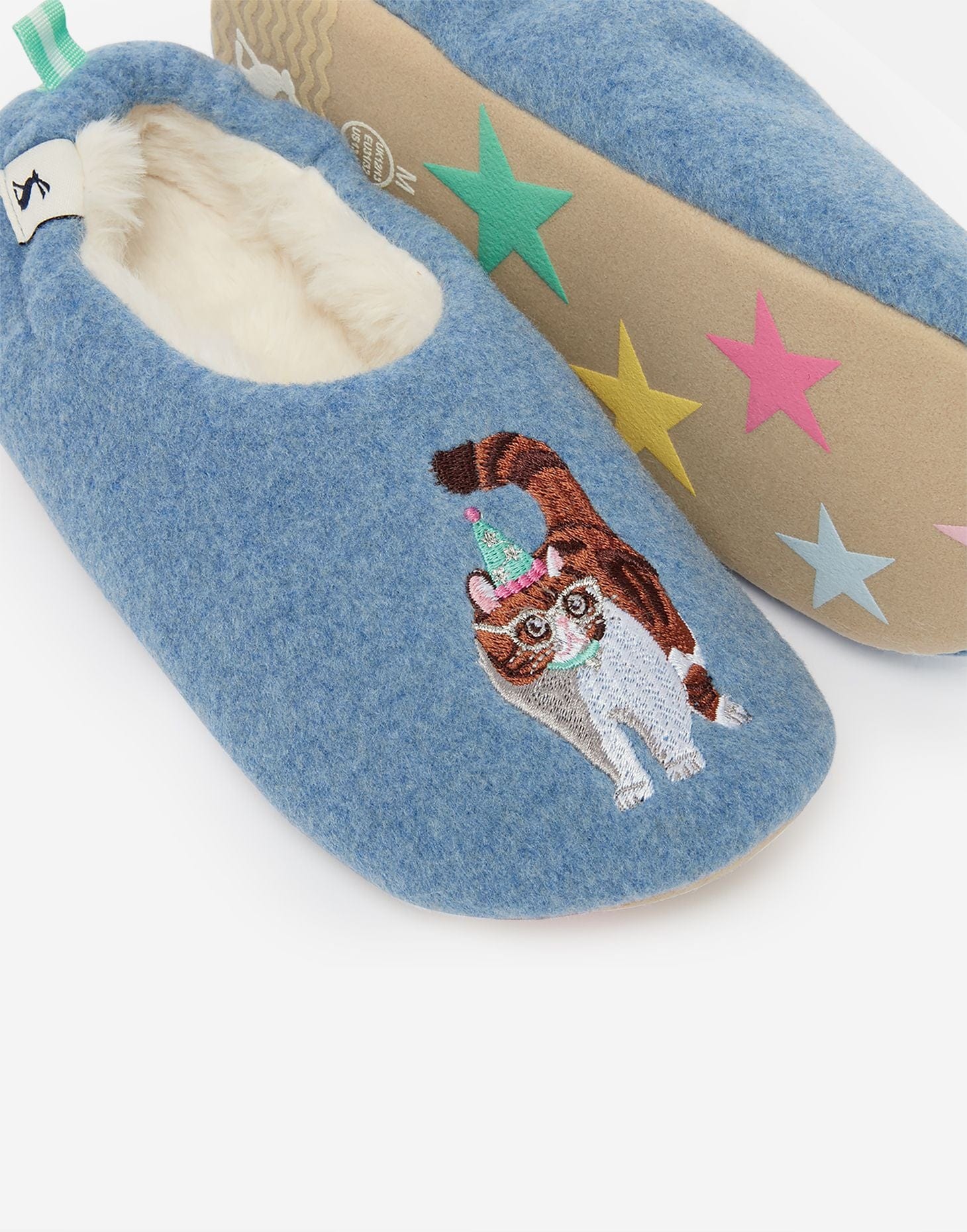 JLS - Joules Usa Inc Joules Party Cat Mule Slippers - Little Miss Muffin Children & Home