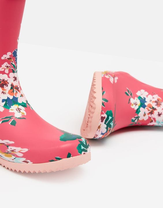 JLS - Joules Usa Inc Joules Pink Floral Flexible Printed Welly - Little Miss Muffin Children & Home