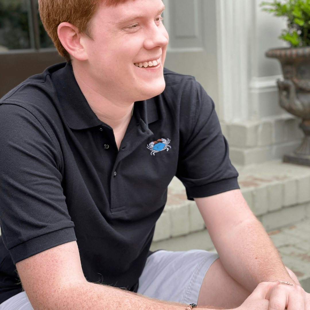 Whereable Art Whereable Art Blue Crab Polo - Little Miss Muffin Children & Home