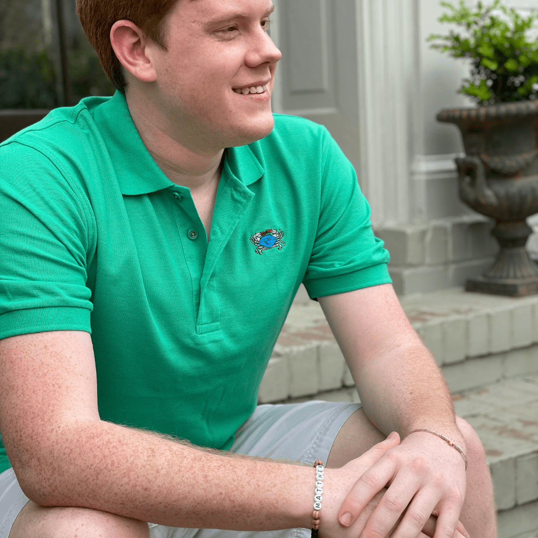 Whereable Art Whereable Art Blue Crab Polo - Little Miss Muffin Children & Home