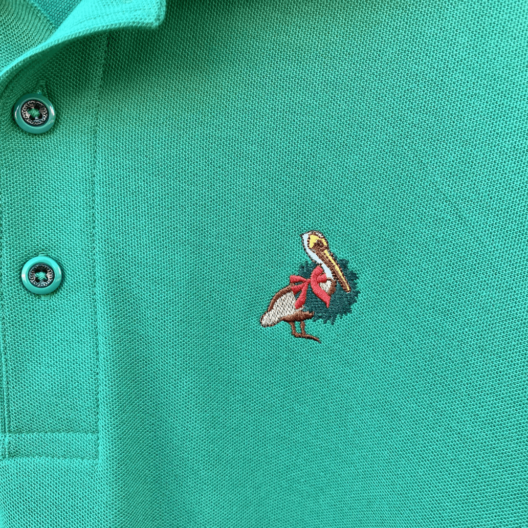 Whereable Art Whereable Art Boy's Christmas Pelican Classic Polo - Little Miss Muffin Children & Home