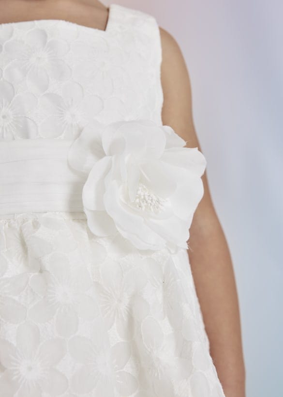 Abel & Lula Abel & Lula Organdy Embroidered Dress - Little Miss Muffin Children & Home