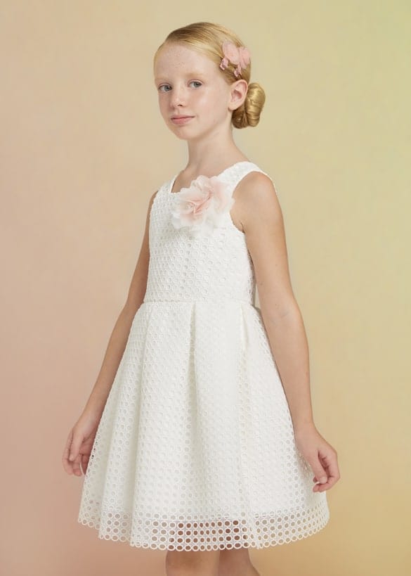 Abel & Lula Abel & Lula Embroidered Dress - Little Miss Muffin Children & Home