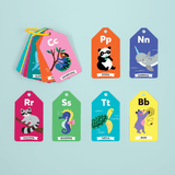 Hachette Hachette Wildlife ABC's Counting Ring Flash Cards - Little Miss Muffin Children & Home
