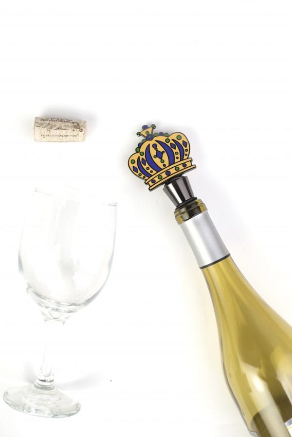 The Parish Line The Parish Line Mardi Gras Crown Wine Stopper - Little Miss Muffin Children & Home
