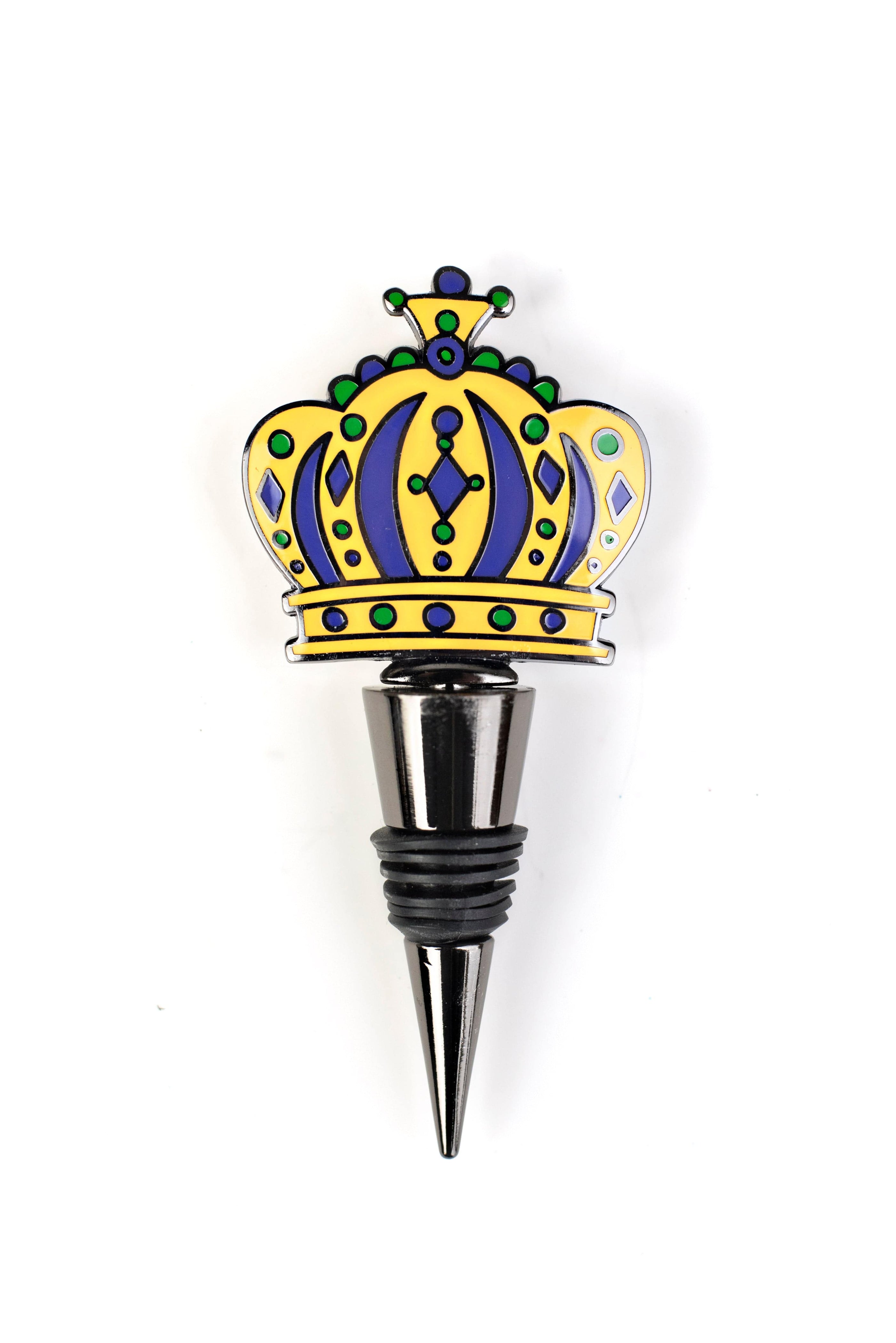 The Parish Line The Parish Line Mardi Gras Crown Wine Stopper - Little Miss Muffin Children & Home