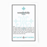 My Saint My Hero My Saint My Hero Family Virtues Wonderfully Made Purpose Bracelet - Little Miss Muffin Children & Home