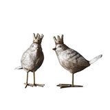 CCO - Creative Co-op Creative Co-op Crown Figurine Bird - Little Miss Muffin Children & Home