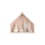 CCO - Creative Co-op Creative Co-op Wood & Cement Nativity - Little Miss Muffin Children & Home