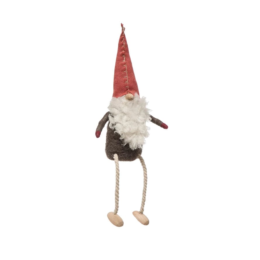 Creative Co-op Creative Co-op Wool Felt Gnome - Little Miss Muffin Children & Home
