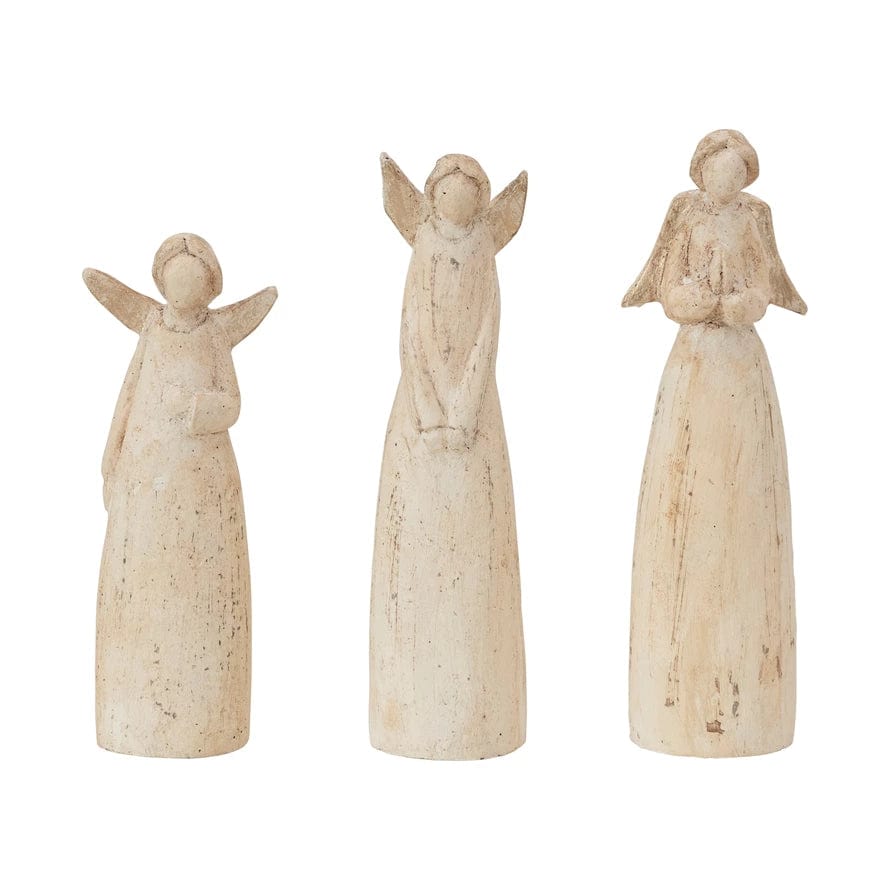 Creative Co-op Creative Co-op Paper Mache Angel XM9438 - Little Miss Muffin Children & Home